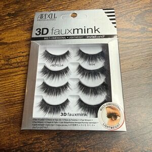 Ardell 3D Faux Mink Lashes 854 4 Pack Black